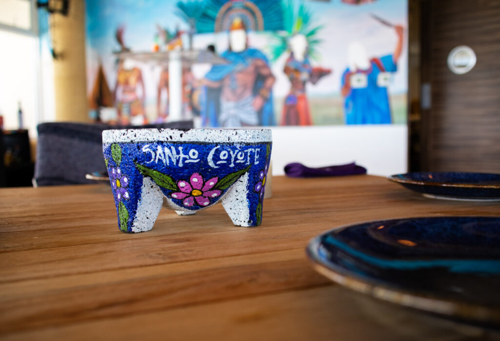 Santo Coyote Restaurant at the Encantame Towers, Craft Mexican Cuisine in Rocky Point, Best Restaurants in Puerto Penasco, Tacos, Cocktails, Octopus, Steak, Ocean Views